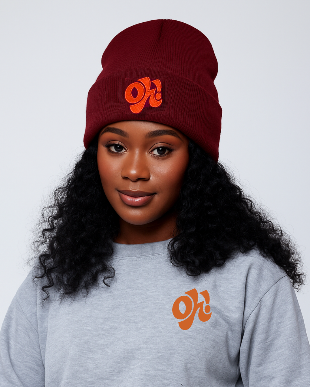 Oh! Beanie - Maroon