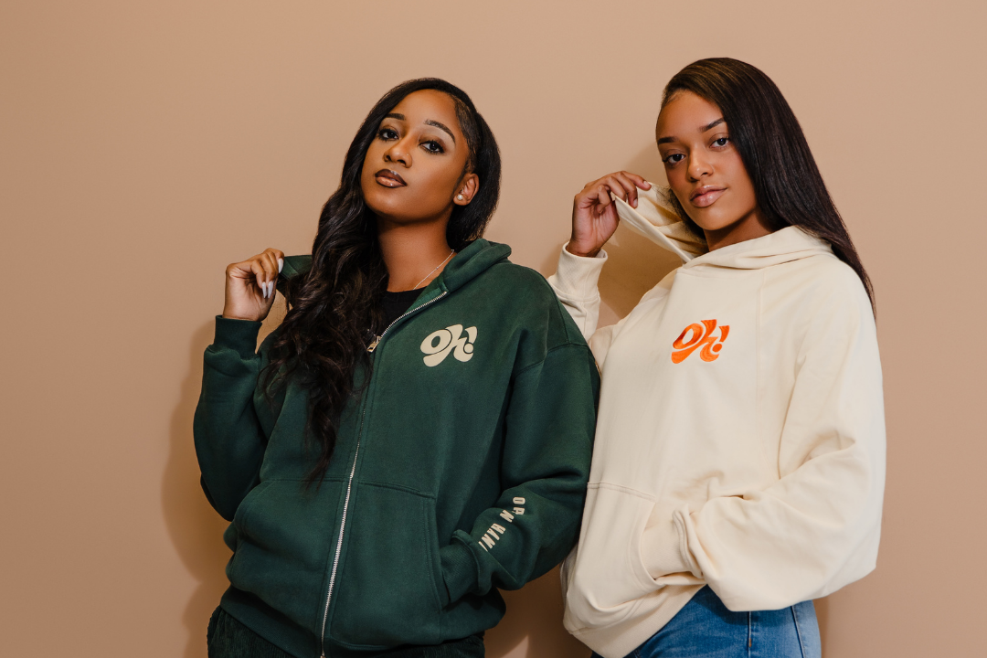 Give More Double Zip Up Hoodie