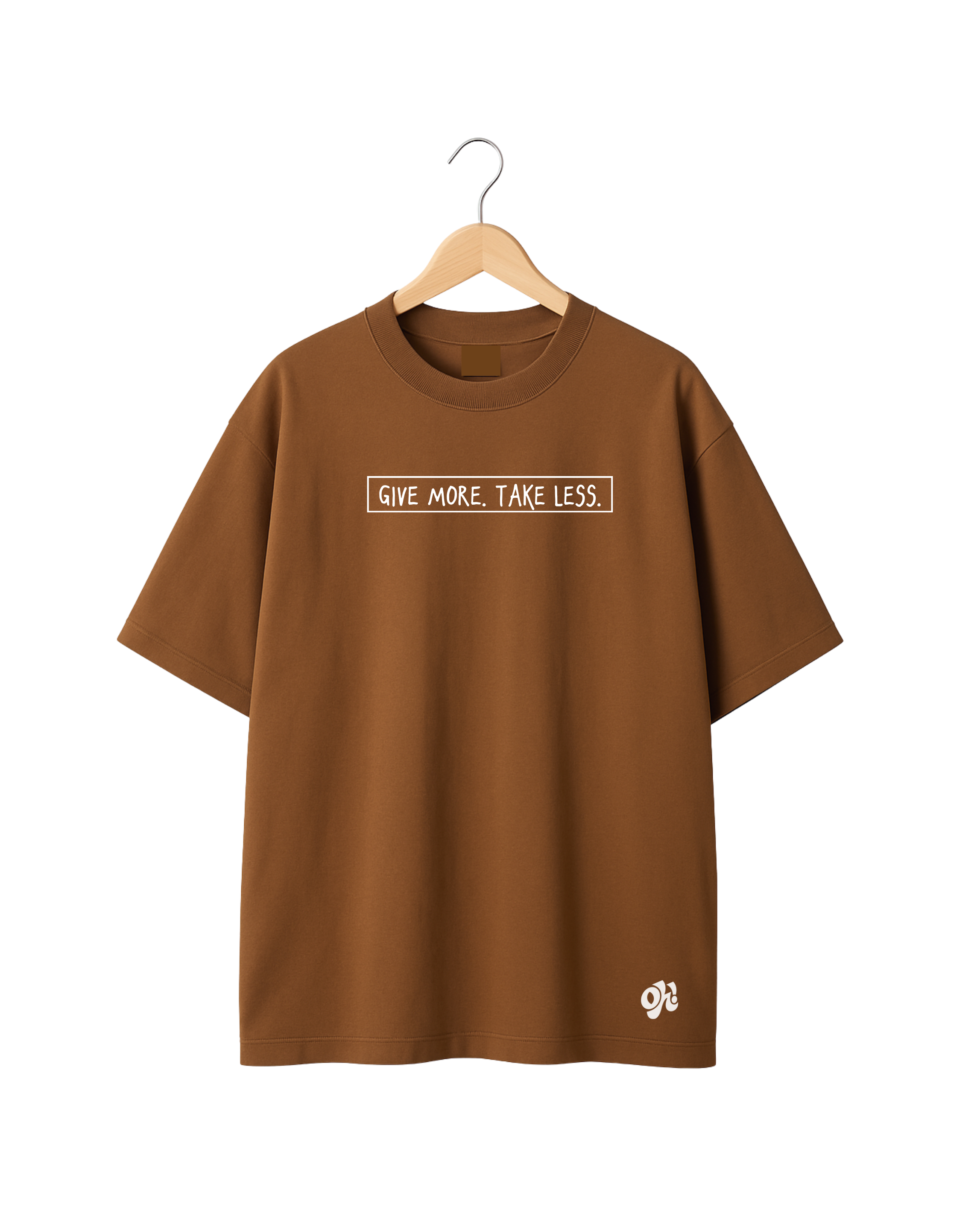 $15 OFF Bundle - Take Less Oversized Tee x 2 | Black & Camel (discount applied in cart)