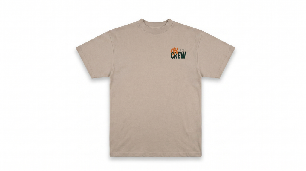 Oh! Crew 100% Organic Oversized Tee